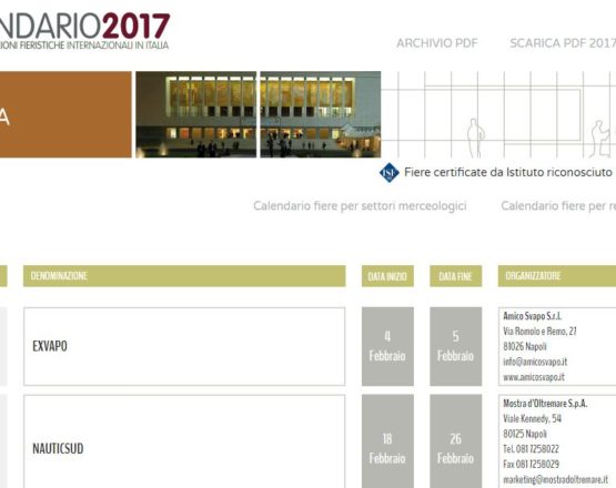 fiere a napoli 2017